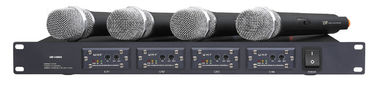 China LS-4400 four channel fixed frequency UHF wireless microphone with  4 MICS /  Module design / mikrofon supplier
