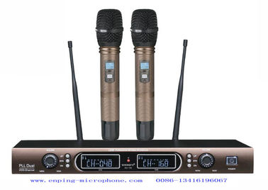 China LS-100 wireless microphone system UHF IR selecta ble frequency PLL AUTOMATIC INDUCTION  competetive price rack ear supplier