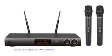 China LS-5000 Pro UHF fixed frequency wireless microphone system with  LCD color screen digital display supplier