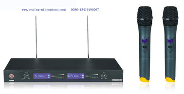 China LS-5100 two-handheld VHF wireless microphone with LCD display supplier