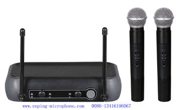 China PGX4  Dual channel VHF mini size wireless microphone / micrófono / cheap/ SHUTE style supplier