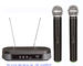 LS-7210 UHF dual channel wireless microphone with  2MICS  / micrófon cheap price / SHURE PG88 supplier