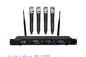 LS-6045 Professional 4 channels UHF wireless microphone system with LCD blacklight / rack mountable supplier