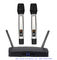 KTV-888/ CONNECT with Karaoke cellphone app / smart selectable frequency  two handhelds  wireless microphone supplier
