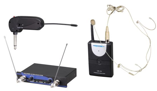 competetive cheap price GT-170 guitar wireless microphone UHF instrument micrófon