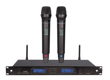 China excellent quality 9008 wireless microphone system UHF PLL 200 channels selectable FM black supplier