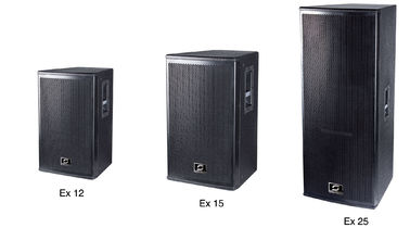 China pro speaker EX series single 12/15 inch or double 15&quot; two-way full frequency speaker supplier