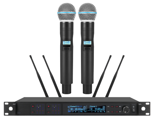 China TK-10600/ HIGH QUALITY  TRUE DIVERSITY UHF wireless microphone system with IR selectable frequency/SHURE STYLE/analogue supplier