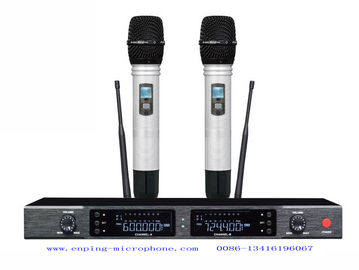 China LS-6300 wireless microphone system UHF IR selecta ble frequency PLL AUTOMATIC INDUCTION  competetive price rack ear supplier