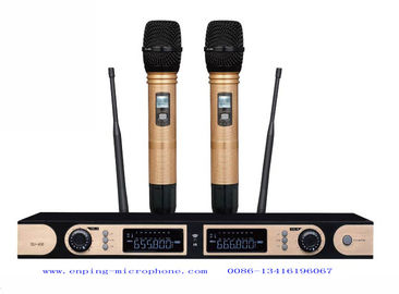 China LS-400 wireless microphone system UHF IR selecta ble frequency PLL AUTOMATIC INDUCTION  competetive price rack ear supplier
