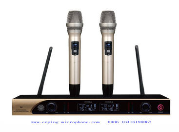 China X9 fixed frequency wireless microphone system UHF Dual channel rack mountable very low price supplier