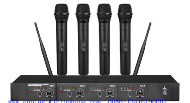 China LS-6044 PRO 4-channels UHF wireless microphone system with 4 MICS / mikrofon / Module design / rechargeable supplier