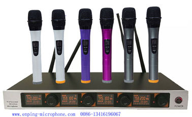 China UM-4000  four channels VHF wireless microphone with screen  / micrófono / good quality supplier