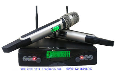 China SR-312   double channel VHF small size wireless microphone with screen  / micrófono / good quality supplier