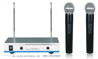 China LS-2200 dual channel VHF wireless microphone with two  micrófono /  good quality MIC supplier