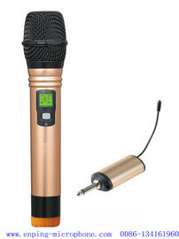 China C2/ universal 16 channels UHF portable wireless microphone  with 6.35mm plug supplier