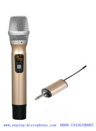 China C5/rechargeable &amp;portable universal mini 16 channels UHF wireless microphone  with 6.35mm plug supplier