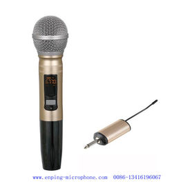 China C13 / rechargeable professional universal mini multi-channel UHF wireless microphone  with one handheld &amp; 6.35mm plug supplier
