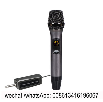 China U18 / UHF professional teaching wireless microphone/  20 channel frequency/metal handheld/6.35 to 3.5 jack supplier