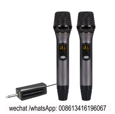 China U19 / UHF professional teaching wireless microphone/  20 channel frequency/metal handheld/6.35 to 3.5 jack supplier
