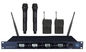 LS-4500 4-channels UHF fixed frequency wireless microphone system with LCD display / 4 modules / rack ear supplier