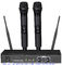 902 wireless microphone system UHF Pro dual channel rechargeable handheld half rack size supplier
