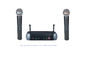 LS-789  UHF Dual channel  wireless microphone system with plastic box / shure style supplier