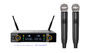 LS-809    UHF double channel  wireless microphone system  with screen / new model supplier
