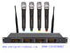 LS-4800 4 channels UHF wireless microphone system with LCD color screen 4MICS /  rack mountable supplier
