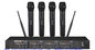 LS-6044 PRO 4-channels UHF wireless microphone system with 4 MICS / mikrofon / Module design / rechargeable supplier