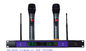 UM-1020 professional  double channel VHF wireless microphone with screen  / micrófono / good quality supplier