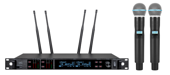 MLF-10600/ HIGH QUALITY  TRUE DIVERSITY UHF wireless microphone system with IR selectable frequency/SHURE STYLE/analogue supplier