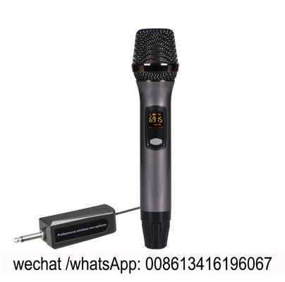 U18 / UHF professional teaching wireless microphone/  20 channel frequency/metal handheld/6.35 to 3.5 jack